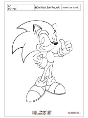 Mario And Sonic boyama sayfaları